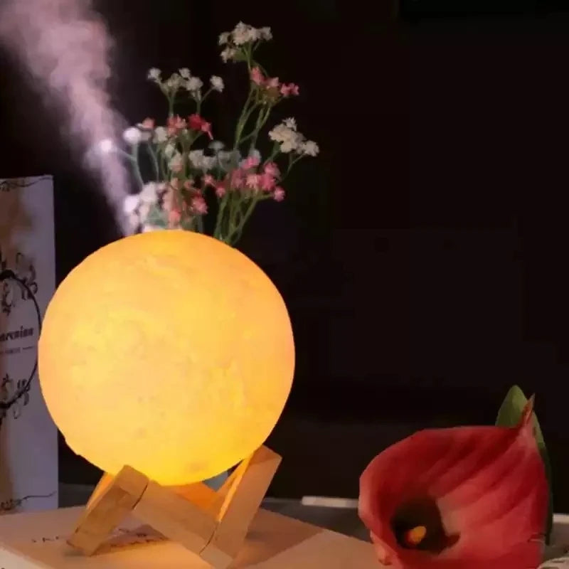 Umidificar e Aromatizador portatil com luminaria USB