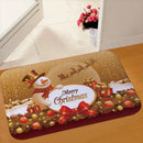 Tapete de porta de natal papai noel ao ar livre tapete feliz natal decorações para casa 2025 navidad ornamento de natal ano novo 2026