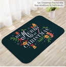 Tapete de porta de natal papai noel ao ar livre tapete feliz natal decorações para casa 2025 navidad ornamento de natal ano novo 2026