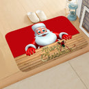 Tapete de porta de natal papai noel ao ar livre tapete feliz natal decorações para casa 2025 navidad ornamento de natal ano novo 2026