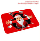 Tapete de porta de natal papai noel ao ar livre tapete feliz natal decorações para casa 2025 navidad ornamento de natal ano novo 2026