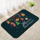 Tapete de porta de natal papai noel ao ar livre tapete feliz natal decorações para casa 2025 navidad ornamento de natal ano novo 2026