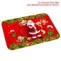 Tapete de porta de natal papai noel ao ar livre tapete feliz natal decorações para casa 2025 navidad ornamento de natal ano novo 2026