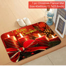 Tapete de porta de natal papai noel ao ar livre tapete feliz natal decorações para casa 2025 navidad ornamento de natal ano novo 2026