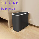 Lixo De Banheiro 14L Lixo Press-Type Can Household Waterproof Caixa De Armazenamento De Lixo Cestos De Cozinha Cesta De Papel