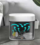 Lixo De Banheiro 14L Lixo Press-Type Can Household Waterproof Caixa De Armazenamento De Lixo Cestos De Cozinha Cesta De Papel