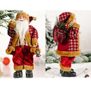 1 ~ 4 pçs 2025 decoração de natal para casa papai noel boneca de pelúcia 30cm navidad festa decoração enfeites de natal presente de ano novo