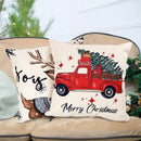 45*45cm capa de almofada de natal fronha feliz natal decoração fronhas para casa ornamento de natal ano novo 2025