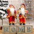 1 ~ 4 pçs 2025 decoração de natal para casa papai noel boneca de pelúcia 30cm navidad festa decoração enfeites de natal presente de ano novo