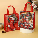 4/8 pçs saco de presente de natal santa saco não tecido decorações de natal para casa 2025 natal navidad noel presentes saco de embalagem de ano novo