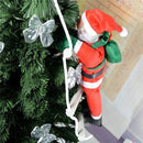 Natal papai noel escada de escalada boneca árvore de natal pendurado decoração porta interior parede pingente de natal presentes de ano novo