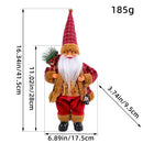 1 ~ 4 pçs 2025 decoração de natal para casa papai noel boneca de pelúcia 30cm navidad festa decoração enfeites de natal presente de ano novo