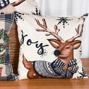 45*45cm capa de almofada de natal fronha feliz natal decoração fronhas para casa ornamento de natal ano novo 2025