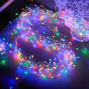 3/6/9m usb power led firecracker luzes da corda controle remoto guirlanda luzes de fadas para festa de casamento jardim decoração de natal