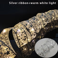 Decorações de Natal LED Light String, enfeite, fita, decoração de casa, 1 m, 2 m, 3 m, 5 m, 10 m