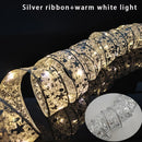 Decorações de Natal LED Light String, enfeite, fita, decoração de casa, 1 m, 2 m, 3 m, 5 m, 10 m