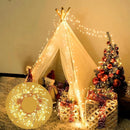 3/6/9m usb power led firecracker luzes da corda controle remoto guirlanda luzes de fadas para festa de casamento jardim decoração de natal