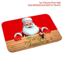 Tapete de porta de natal papai noel ao ar livre tapete feliz natal decorações para casa 2025 navidad ornamento de natal ano novo 2026