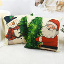 45*45cm capa de almofada de natal fronha feliz natal decoração fronhas para casa ornamento de natal ano novo 2025