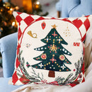 45*45cm capa de almofada de natal fronha feliz natal decoração fronhas para casa ornamento de natal ano novo 2025