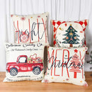 45*45cm capa de almofada de natal fronha feliz natal decoração fronhas para casa ornamento de natal ano novo 2025
