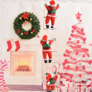 Natal papai noel escada de escalada boneca árvore de natal pendurado decoração porta interior parede pingente de natal presentes de ano novo