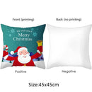 Natal e ano novo decoração fronha papai noel boneco de neve capa de almofada sala estar sofá capa de almofada decoração para casa