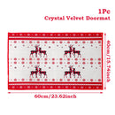 Tapete de porta de natal papai noel ao ar livre tapete feliz natal decorações para casa 2025 navidad ornamento de natal ano novo 2026
