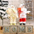 1 ~ 4 pçs 2025 decoração de natal para casa papai noel boneca de pelúcia 30cm navidad festa decoração enfeites de natal presente de ano novo