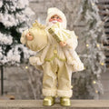 1 ~ 4 pçs 2025 decoração de natal para casa papai noel boneca de pelúcia 30cm navidad festa decoração enfeites de natal presente de ano novo