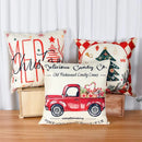 45*45cm capa de almofada de natal fronha feliz natal decoração fronhas para casa ornamento de natal ano novo 2025