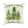 45*45cm capa de almofada de natal fronha feliz natal decoração fronhas para casa ornamento de natal ano novo 2025