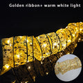Decorações de Natal LED Light String, enfeite, fita, decoração de casa, 1 m, 2 m, 3 m, 5 m, 10 m