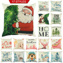45*45cm capa de almofada de natal fronha feliz natal decoração fronhas para casa ornamento de natal ano novo 2025