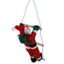 Natal papai noel escada de escalada boneca árvore de natal pendurado decoração porta interior parede pingente de natal presentes de ano novo