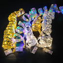 Decorações de Natal LED Light String, enfeite, fita, decoração de casa, 1 m, 2 m, 3 m, 5 m, 10 m