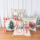 45*45cm capa de almofada de natal fronha feliz natal decoração fronhas para casa ornamento de natal ano novo 2025