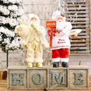 1 ~ 4 pçs 2025 decoração de natal para casa papai noel boneca de pelúcia 30cm navidad festa decoração enfeites de natal presente de ano novo