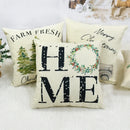 45*45cm capa de almofada de natal fronha feliz natal decoração fronhas para casa ornamento de natal ano novo 2025