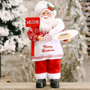 1 ~ 4 pçs 2025 decoração de natal para casa papai noel boneca de pelúcia 30cm navidad festa decoração enfeites de natal presente de ano novo