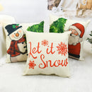 45*45cm capa de almofada de natal fronha feliz natal decoração fronhas para casa ornamento de natal ano novo 2025