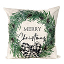 45*45cm capa de almofada de natal fronha feliz natal decoração fronhas para casa ornamento de natal ano novo 2025