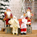1 ~ 4 pçs 2025 decoração de natal para casa papai noel boneca de pelúcia 30cm navidad festa decoração enfeites de natal presente de ano novo