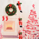Natal papai noel escada de escalada boneca árvore de natal pendurado decoração porta interior parede pingente de natal presentes de ano novo