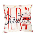 45*45cm capa de almofada de natal fronha feliz natal decoração fronhas para casa ornamento de natal ano novo 2025