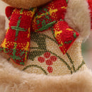 4 pçs feliz natal ornamentos diy presente de natal papai noel boneco de neve árvore pingente boneca pendurar decoração para casa noel natal ano novo