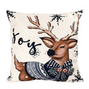 45*45cm capa de almofada de natal fronha feliz natal decoração fronhas para casa ornamento de natal ano novo 2025