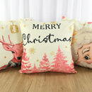 45*45cm capa de almofada de natal fronha feliz natal decoração fronhas para casa ornamento de natal ano novo 2025