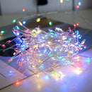 3/6/9m usb power led firecracker luzes da corda controle remoto guirlanda luzes de fadas para festa de casamento jardim decoração de natal