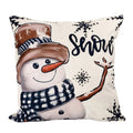 45*45cm capa de almofada de natal fronha feliz natal decoração fronhas para casa ornamento de natal ano novo 2025